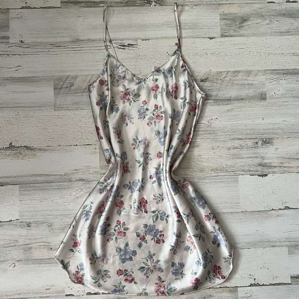 Women’s Dentelle Vintage White Floral Dress Size M